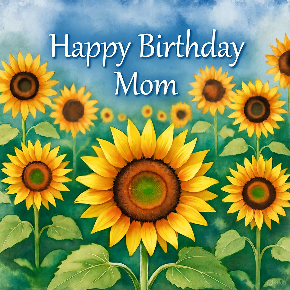 Grok Ai generated Birthday card