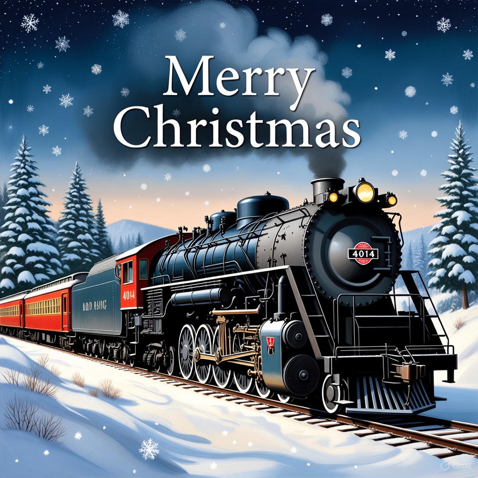 Christmas Card Big Boy Grok