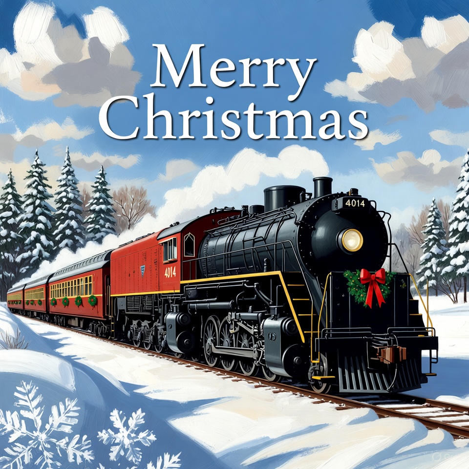 Christmas Card Big Boy Grok