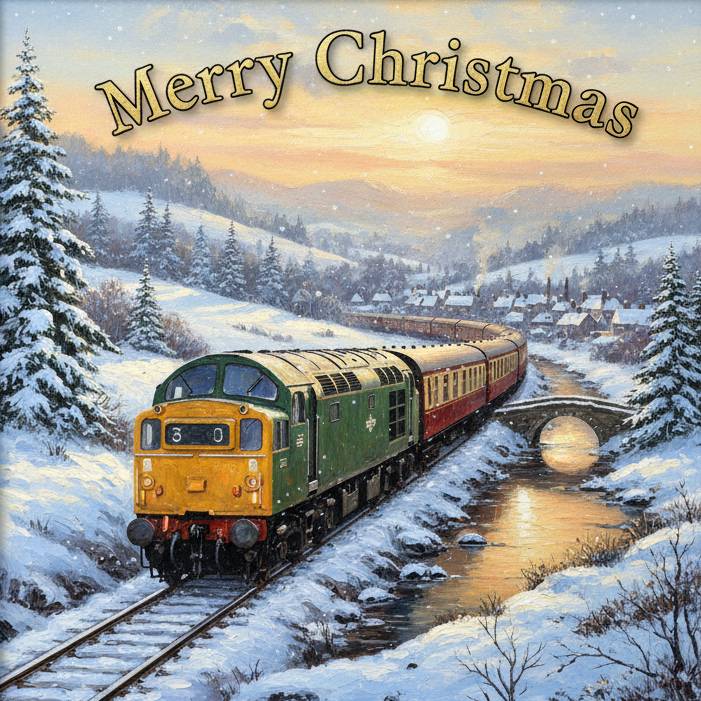 Christmas Card Class 37 Gemini